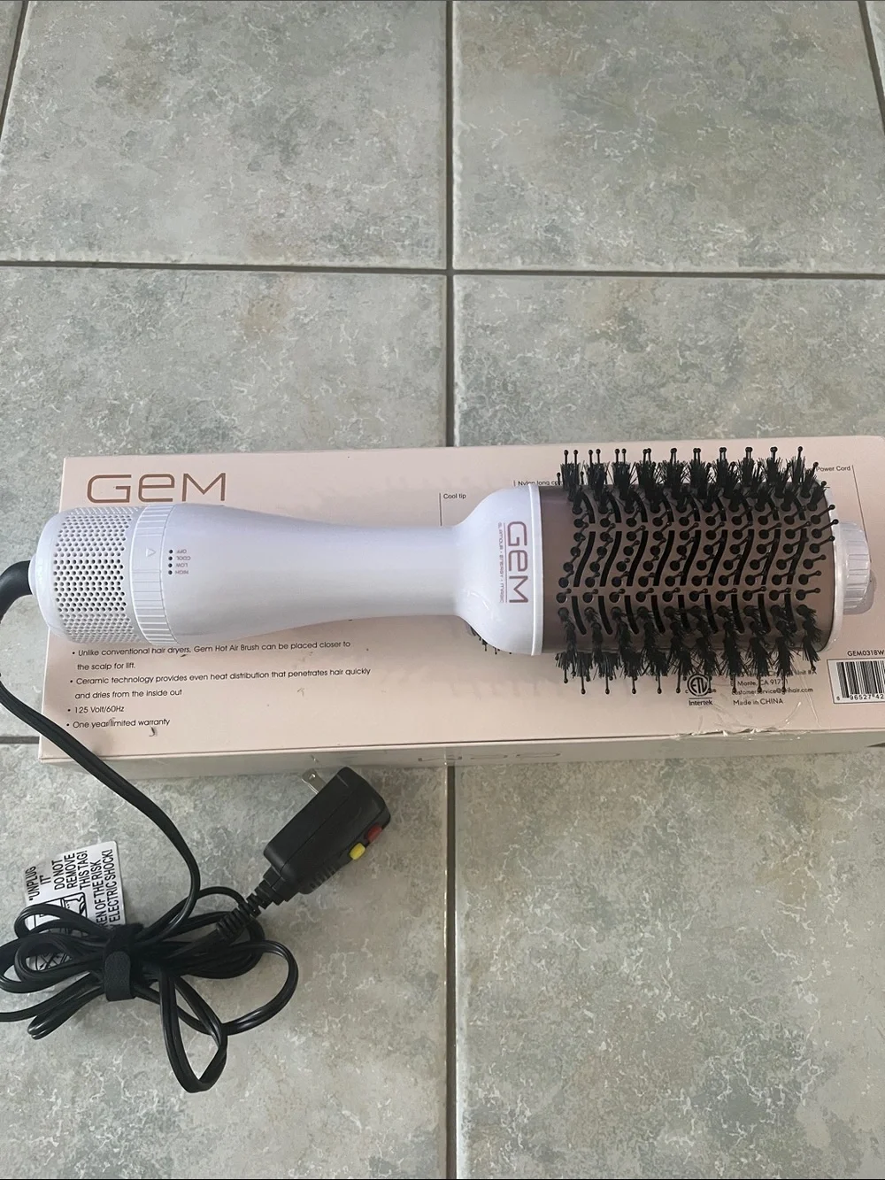 GEM HOT AIR BRUSH STYLING GEM0318W